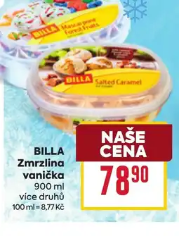 Billa BILLA Zmrzlina vanička nabídka