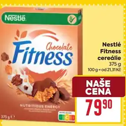 Billa Nestlé Fitness cereálie nabídka