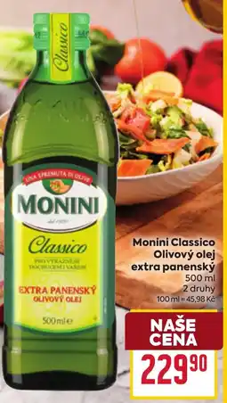 Billa Monini Classico Olivový olej extra panenský nabídka