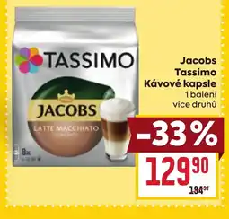 Billa Jacobs Tassimo Κάνονέ kapsle nabídka