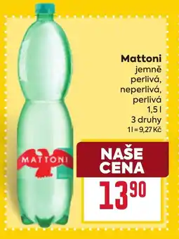 Billa Mattoni 1.5L nabídka
