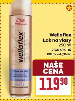 Billa Wellaflex Lak na vlasy nabídka