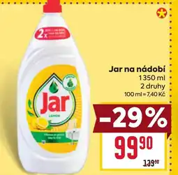 Billa Jar na nádobí nabídka