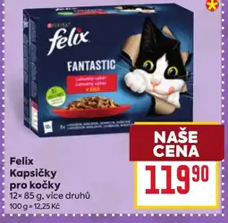 Billa Felix Kapsičky pro kočky nabídka