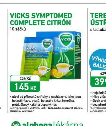 Alphega Lékárna Vicks symptomed complete citron nabídka
