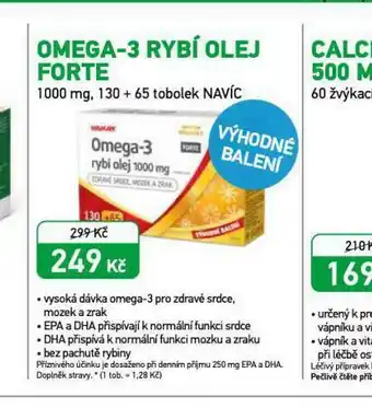Alphega Lékárna Omega 3 rybí olej forte nabídka