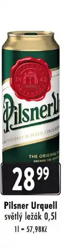 Qanto Pilsner Urquell nabídka