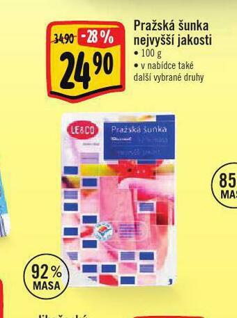 Albert Pražská šunka nejvyšší jakosti nabídka