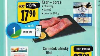 Albert Kapr porce nabídka