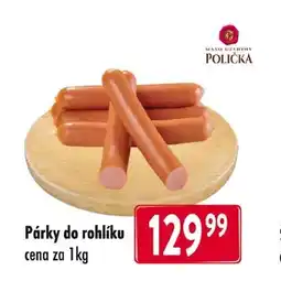 Qanto Párky do rohlíku cena za 1kg nabídka