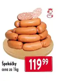 Qanto Špekáčky cena za 1kg nabídka