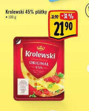 Albert Krolewski 45% plátky nabídka