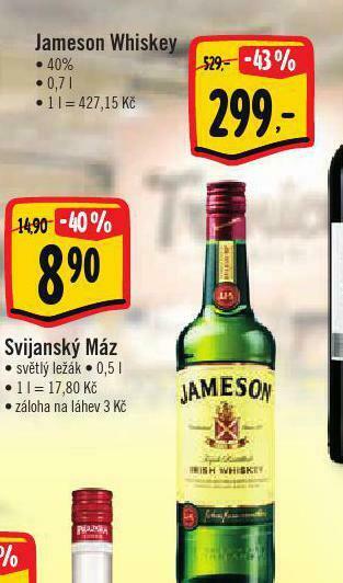Albert Jameson whiskey nabídka