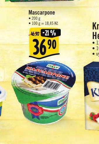 Albert Mascarpone nabídka