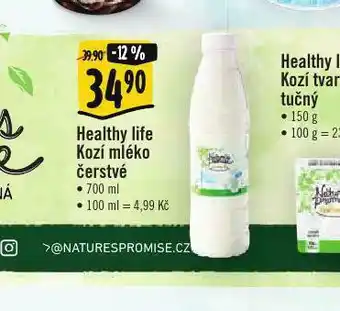 Albert Healthy life kozí mléko čerstvé nabídka