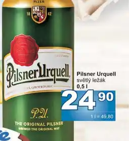Jip Pilsner Urquell světlý ležák 0,5 l. nabídka