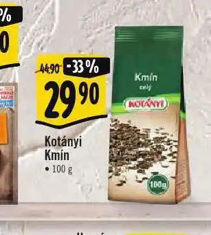 Albert Kotányi kmín nabídka