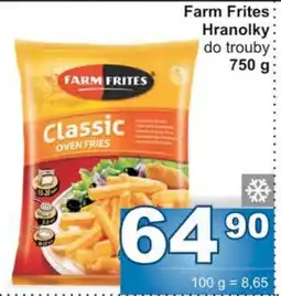 Jip Farm Frites Hranolky do trouby 750 g nabídka