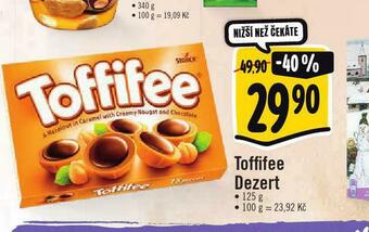 Albert Toffifee dezert nabídka