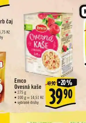 Albert Emco ovecná kaše nabídka