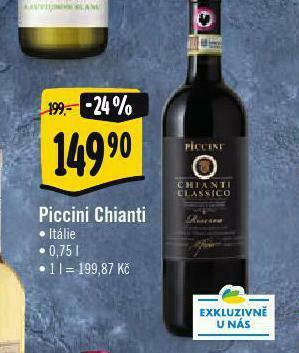 Albert Piccini chianti nabídka