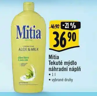 Albert Mitia těkuté mýdlo náhradní náplň nabídka