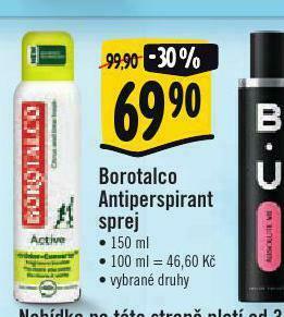Albert Borotalco antiperspirant sprej nabídka