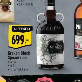 Kraken black spiced rum