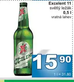 Jip Excelent 11 světlý ležák 0.5 l. nabídka