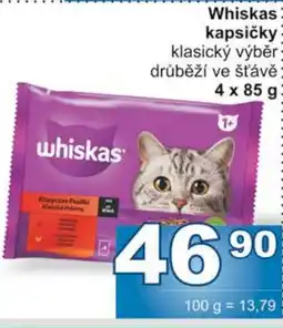 Jip Whiskas kapsičky nabídka