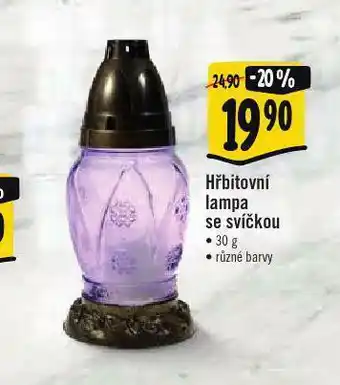 Albert Hřbitovní lampa se s víčkou nabídka