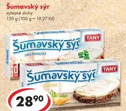 CBA Šumavský sýr nabídka