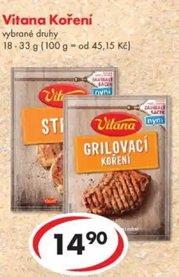 CBA Vitana Koření nabídka