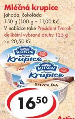 CBA Mléčná krupice nabídka