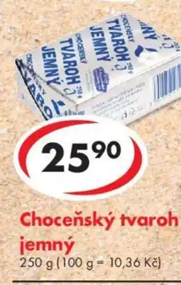 CBA Choceňský tvaroh jemný nabídka