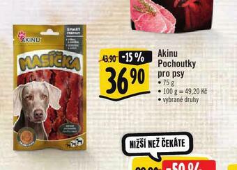 Albert Akinu pochoutky pro psy nabídka
