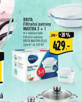 Albert Brita filtrační patrony maxtra 3+1 nabídka