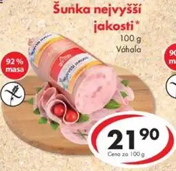 CBA Šunka nejvyšší jakosti nabídka