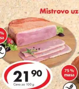 CBA Mistrovo uzené 100 g nabídka