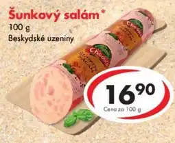 CBA Šunkový salám 100 g nabídka
