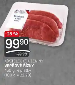 Flop KOSTELECKÉ UZENINY VEPŘOVÉ ŘÍZKY nabídka