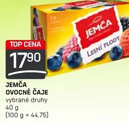 Flop JEMČA OVOCNÉ ČAJE nabídka
