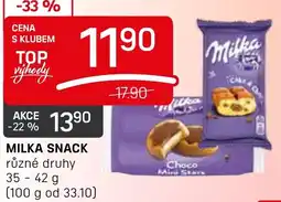 Flop MILKA SNACK nabídka