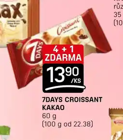 Flop 7DAYS CROISSANT KAKAO nabídka