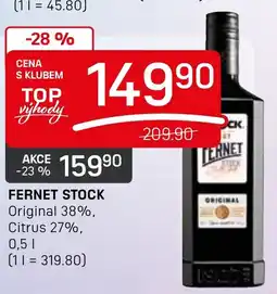 Flop FERNET STOCK nabídka