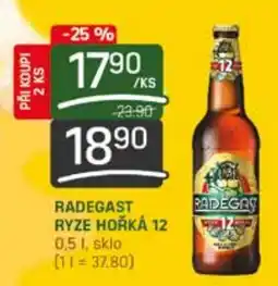 Flop RADEGAST RYZE HOŘKÁ 12 nabídka