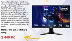 Datart Monitor MSI G255F (G255F) černý nabídka