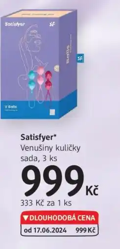 dm drogerie Satisfyer* Venušiny kuličky sada, 3 ks nabídka