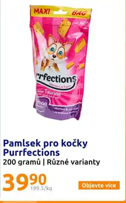 Action Pamlsek pro kočky Purrfections nabídka