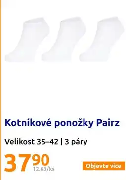 Action Kotníkové ponožky Pairz nabídka